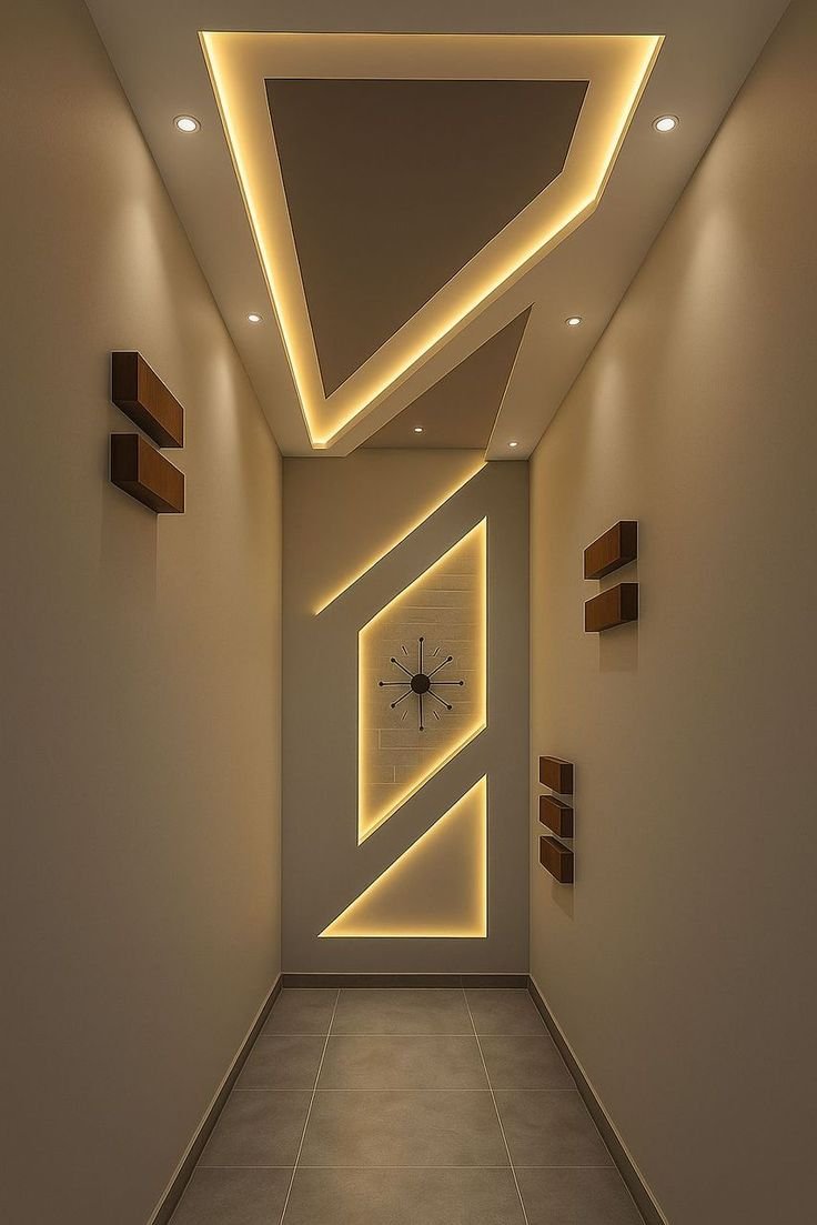 Luxe gipswerk Groningen — maatwerk verlichting en design plafond door Farwood